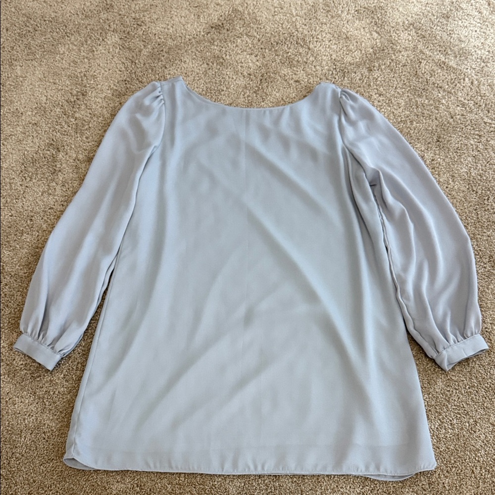 Lulu's Light Gray Long Sleeve Dress